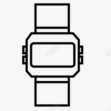 手表卡西欧数码手表图标图标