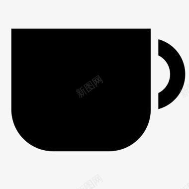 食物和饮料马克杯饮料咖啡图标图标