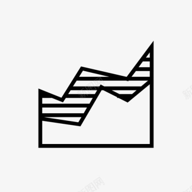 图表堆叠图表统计资料图标图标