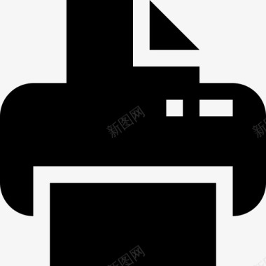 喷墨背打印机纸张机器图标图标