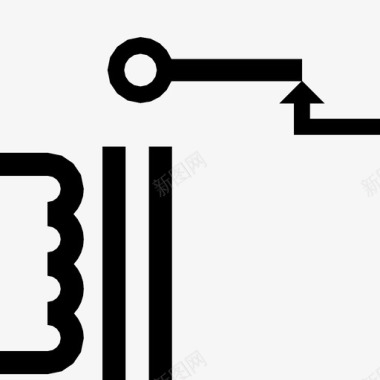 继电器spst电子电路电子图标图标