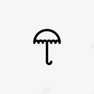 雨伞装备雨具图标图标