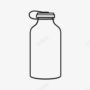 水凝胶水容器水瓶图标图标