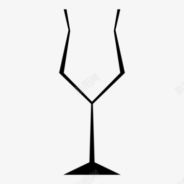 高脚杯高脚杯玻璃玻璃器皿图标图标