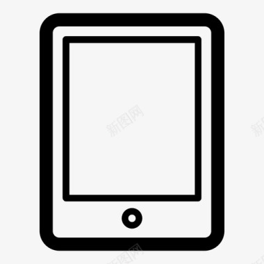 平板电脑ipad组装图标图标