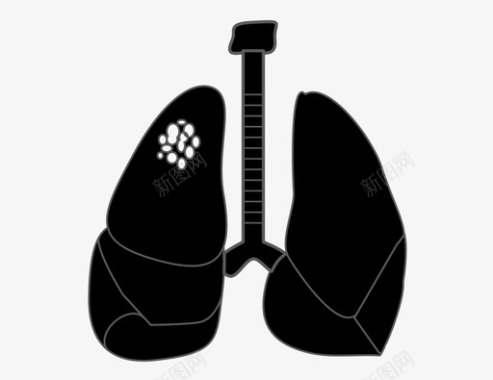器官肺癌呼吸健康图标图标
