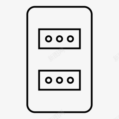 母奶牛矢量插座关闭关机图标图标