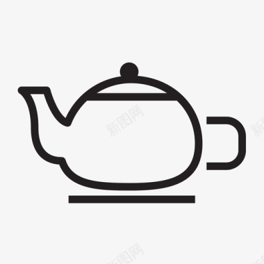 食品和餐厅茶壶水果火锅图标图标