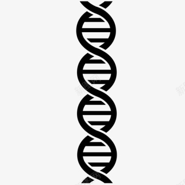 基因检查dna科学螺旋图标图标