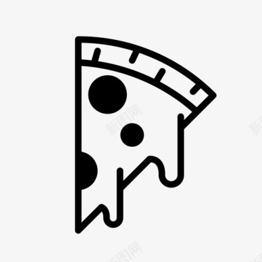 披萨餐厅菜单披萨junkfood餐食图标图标
