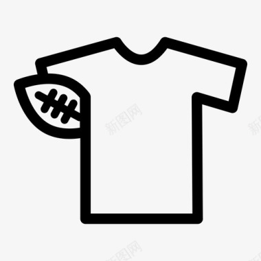 球衣球衣T恤团队运动图标图标