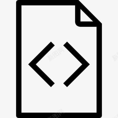 HTML代码代码程序员html图标图标