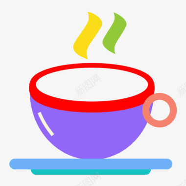 热茶咖啡杯碟图标图标
