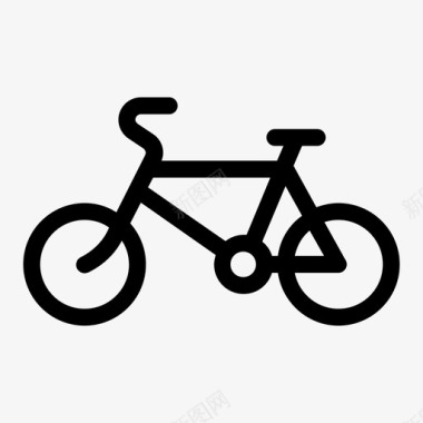 自行车自行车公路自行车骑自行车图标图标