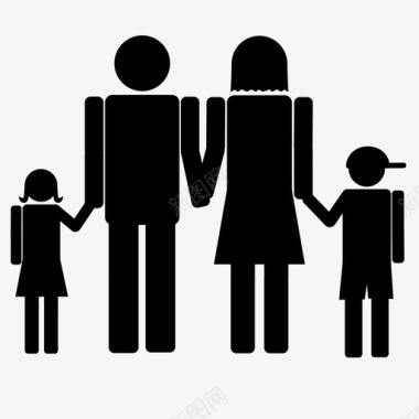 妈妈和小孩家庭儿子妈妈图标图标