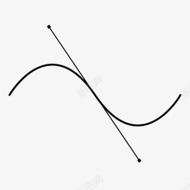 贝塞尔曲线数学主题数学形状图标图标