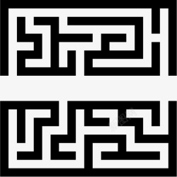 轨道迷宫迷宫小径轨道图标高清图片