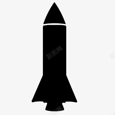 火箭航天器宇宙飞船图标图标