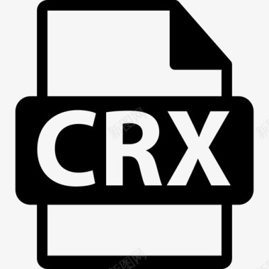 接口CRX文件格式符号接口文件格式文本图标图标
