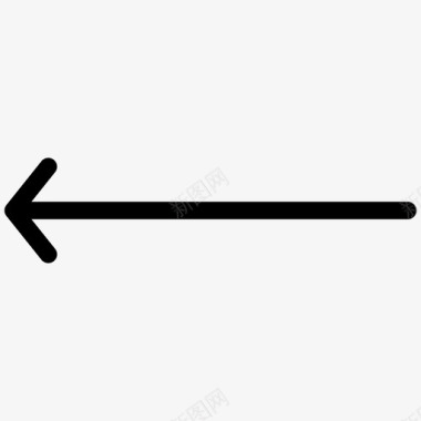 向左旋转左箭头线图标向左移动图标