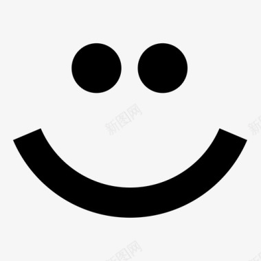 快乐微笑开心的脸图标图标