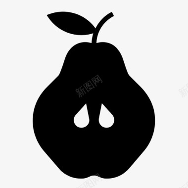 绿色木瓜木瓜产品植物图标图标