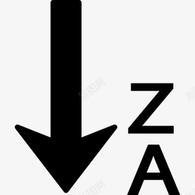 从Z到A按字母倒序排序接口计算机和媒体1图标图标