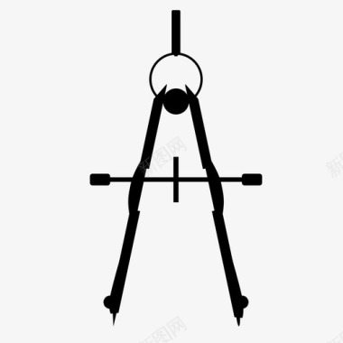 公共类图标指南针几何学绘图工具图标图标