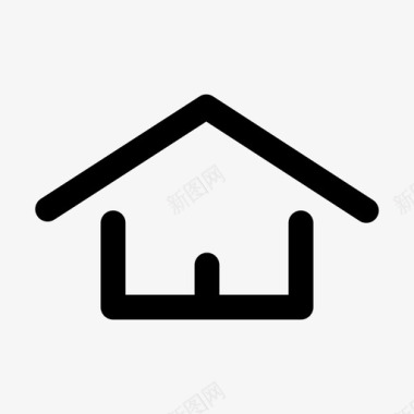 房子居住空间房地产图标图标