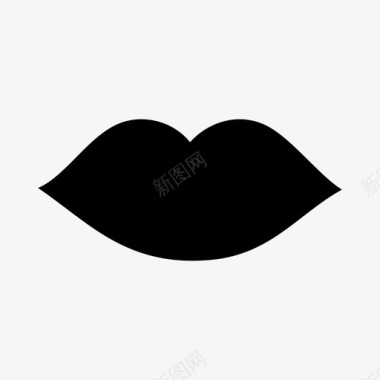 嘴唇女人性感图标图标