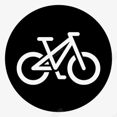 道路背景自行车红绿灯骑自行车的人锻炼图标图标