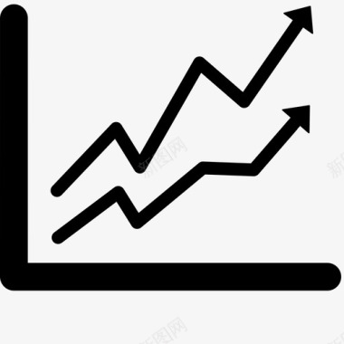 购物信息图表图表统计折线图图标图标