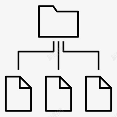 组织结构文件工作职业图标图标