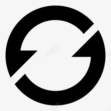 向左旋转重新加载旋转刷新图标图标