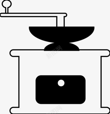 面粉筛面粉制造商图标图标