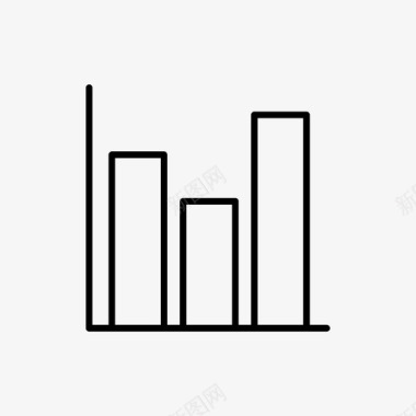 条形装饰图条形图统计信息图图标图标