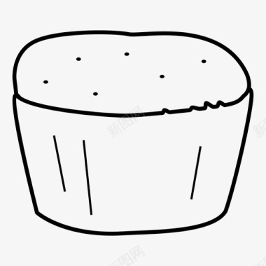 采购产品松饼素食松饼小吃图标图标