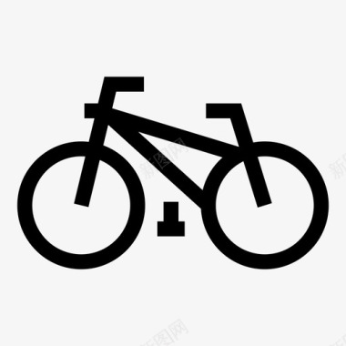 骑自行车骑城市自行车图标图标