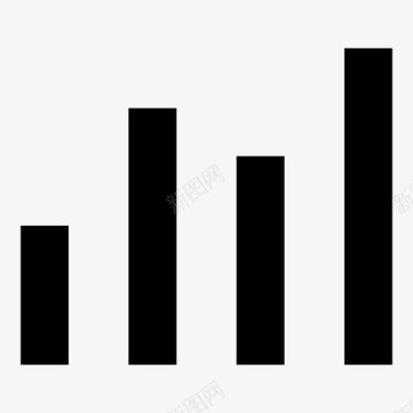 购物信息图表条形图统计测量图标图标