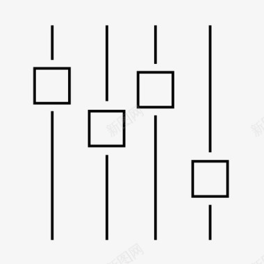 作品控件方形音乐图标图标