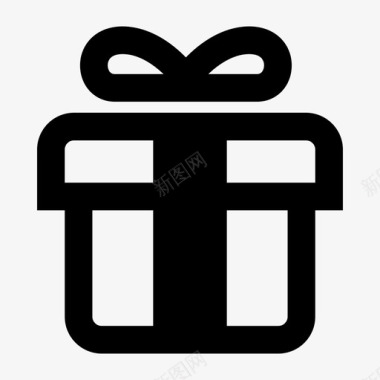 礼品礼品包装礼品礼物图标图标
