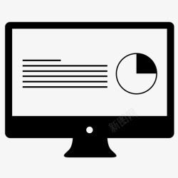 事实计算图表分析计算机图标高清图片