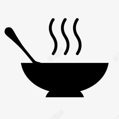 汤稀饭美味图标图标