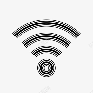 矢量信号图标wifiwifi信号无线图标图标
