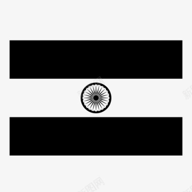 印度国旗旅游国旗图标图标