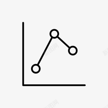 数据信息图表线图统计信息图图标图标