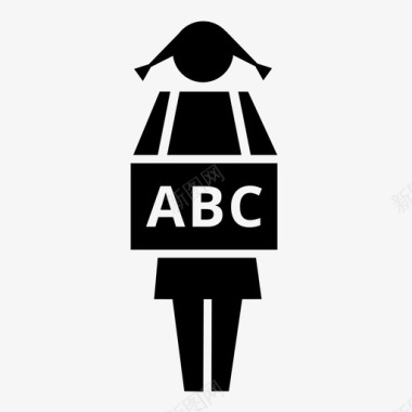 ABC木块女孩abc每天图标图标