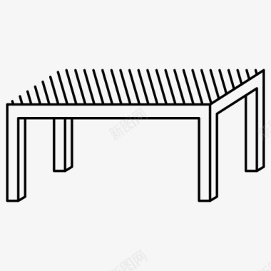 桌子家具木头图标图标