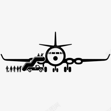 飞行交通方式飞机图标图标