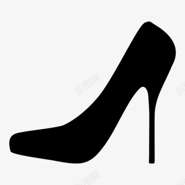 高跟鞋厚底鞋性感鞋图标图标